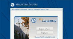 Desktop Screenshot of houndmail.assumption.edu